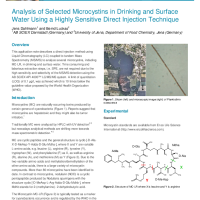 Analysis of Selected Microcystins in Drinking and Surface Water