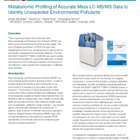 Environmental profiling to identify unknown pollutants