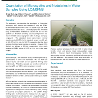 Quantitation of Microcystins and Nodularins in Water Samples