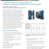 Solution for Determination of Nitrosamine Disinfection Byproducts in Drinking Water