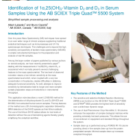 Identification of 1α,25(OH)2-Vitamin D2 and D3 in Serum Samples