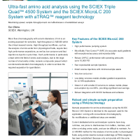 Ultra-fast amino acid analysis