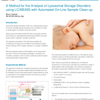 Analysis of Lysosomal Storage Disorders