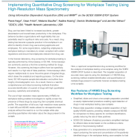Implementing Quantitative Drug Screening for Workplace Testing Using HRMS