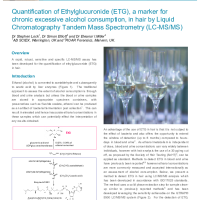 Quantification of Ethylglucuronide (ETG), a marker for chronic excessive alcohol consumption, in hair