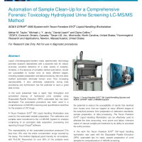 Automation of Sample Clean-Up for a Comprehensive Forensic Toxicology Hydrolyzed Urine Screening LCMS Method
