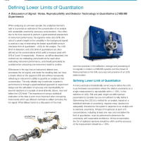 Defining LOD Analog vs Pulse Counting Detector