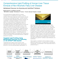 Comprehensive Lipid Profiling of Human Liver Tissue Extracts of Non-Alcoholic Fatty Liver Disease