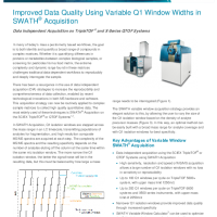Variable Q1 Window Widths in SWATH Acquisition - Tech Note