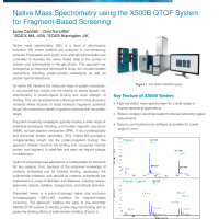 Native Mass Spectrometry using the X500B QTOF System