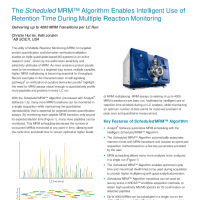 Scheduled MRM Algorithm for Peptides