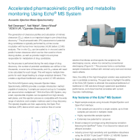 Accelerated pharmacokinetic profiling and metabolite monitoring