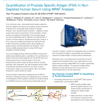 Quantification of Prostate Specific Antigen (PSA) in Non- Depleted Human Serum Using MRM3 Analysis