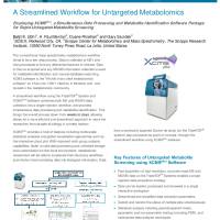 A Streamlined Workflow for Untargeted Metabolomics