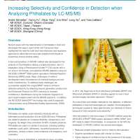 Increasing Selectivity and Confidence in Detection when Analyzing Phthalates by LCMS