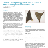Chemical Labeling Strategy and LC-MS:MS Analysis of Amine-containing Neurotoxin in Shark’s Fins
