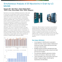 Simultaneous Analysis of 25 Mycotoxins in Grain by LC-MS:MS