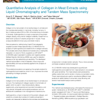 Quantitative Analysis of Collagen in Meat Extracts using LCMS